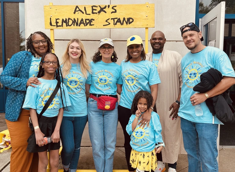 Populus employees with Alex's Lemonade Stand Foundation