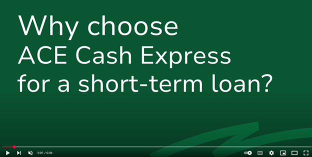 Why Choose ACE for a
 Short-Term Loan